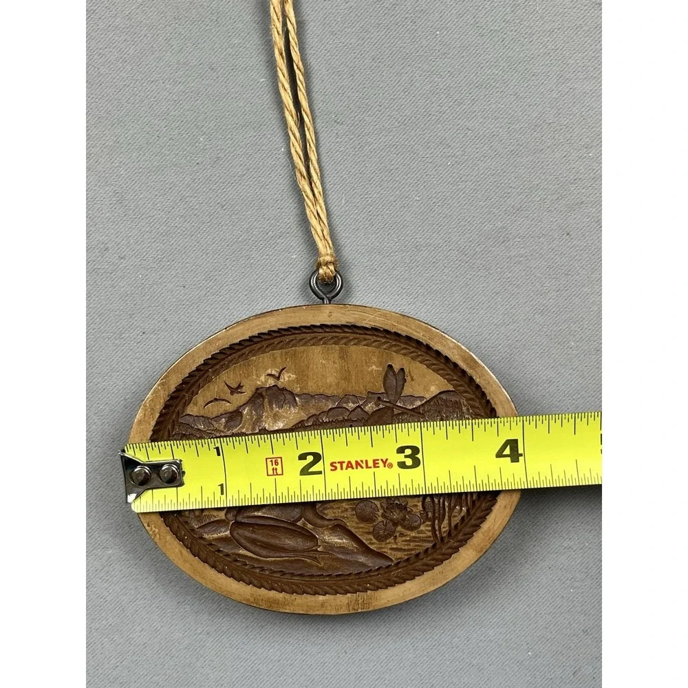 Summer‎ Frog and Dragonfly Springerle Cookie Mold Oval Hand Made in Switzerland